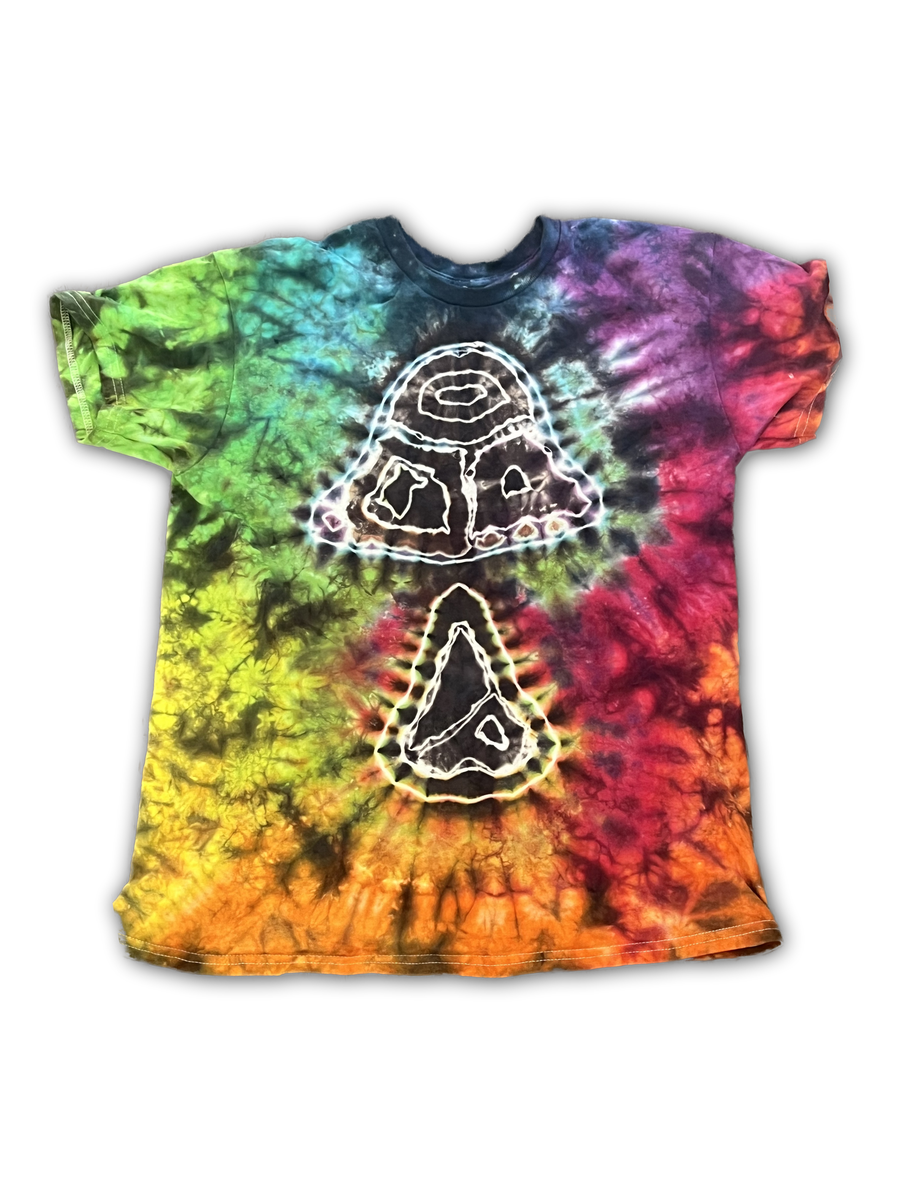 Rainbow Mushroom Scrunch T-Shirt